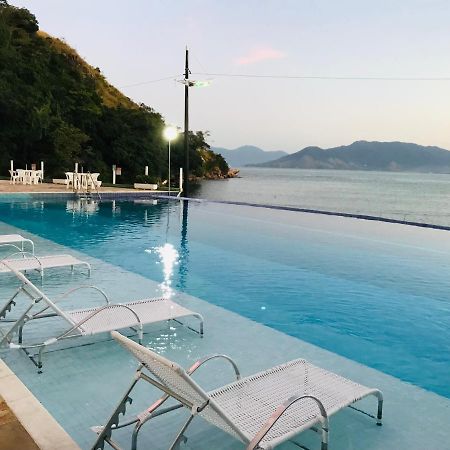 Apartamento Pe Na Areia Frente Para O Mar E Piscina Na Prainha 까라과따뚜바 외부 사진