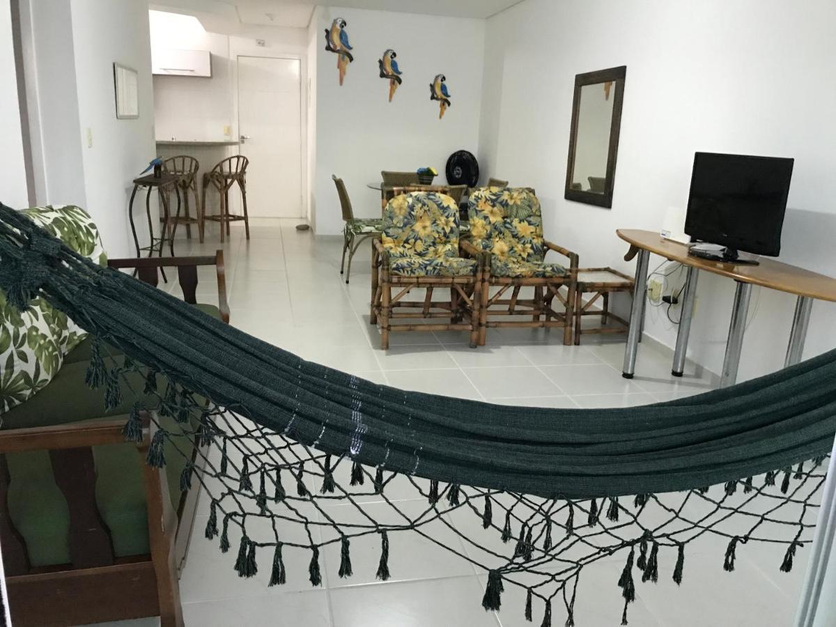 Apartamento Pe Na Areia Frente Para O Mar E Piscina Na Prainha 까라과따뚜바 외부 사진
